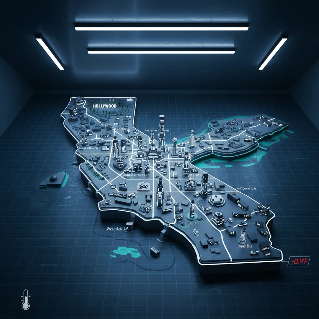 Los Angeles Service Area Map